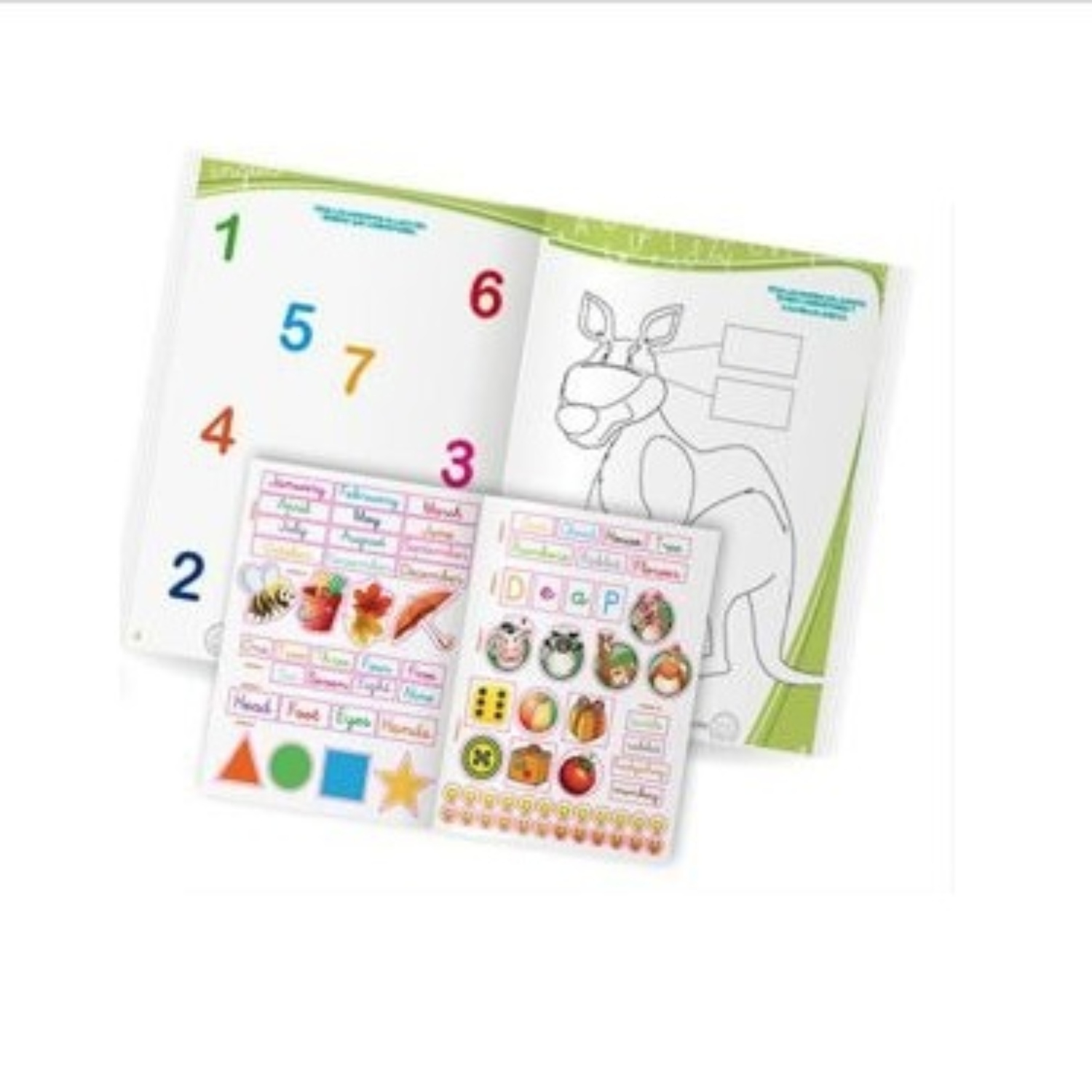 LIBRO ESCOLAR PEGA Y APREDE INGLES NO. 5 - 1