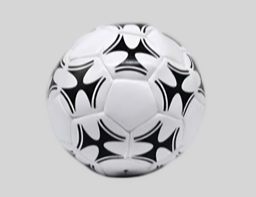 BALON DE FÚTBOL COSIDO A MÁQUINA BLANCO - 1