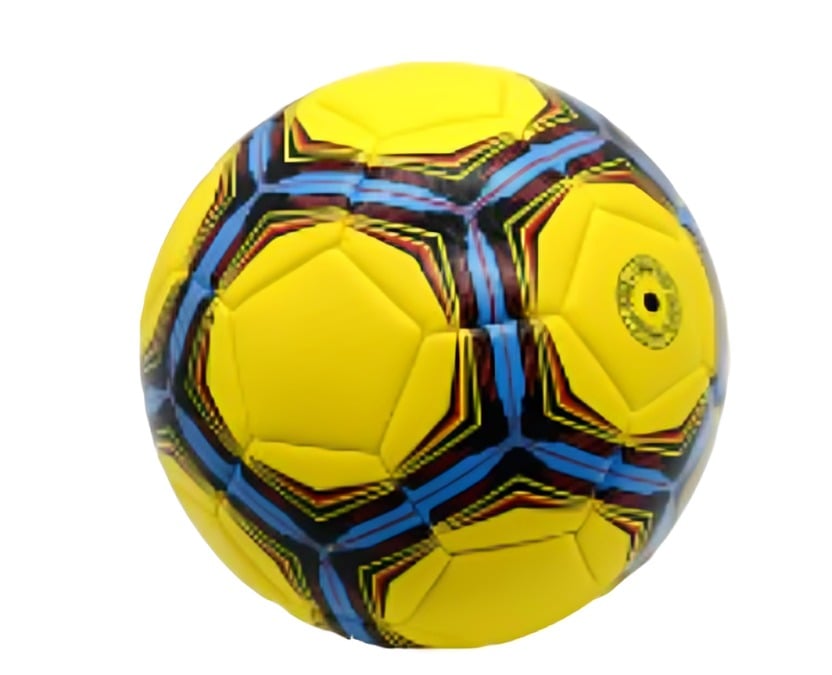 BALÓN DE FÚTBOL PVC TALLA 5 AMARILLO - 1
