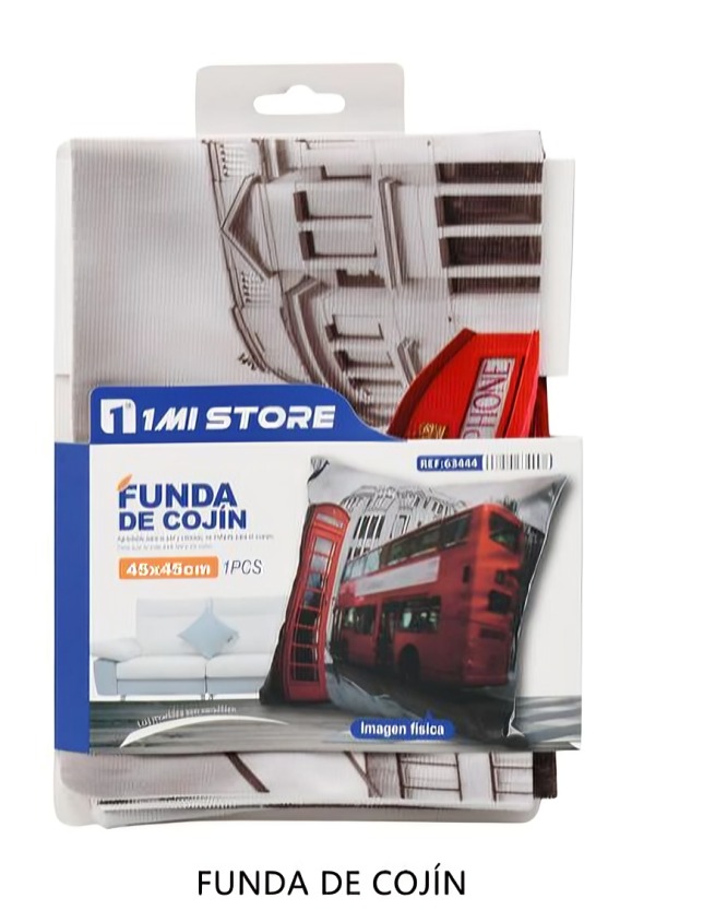 FUNDA DE COJÍN DISEÑOS 45X45 CM - 1
