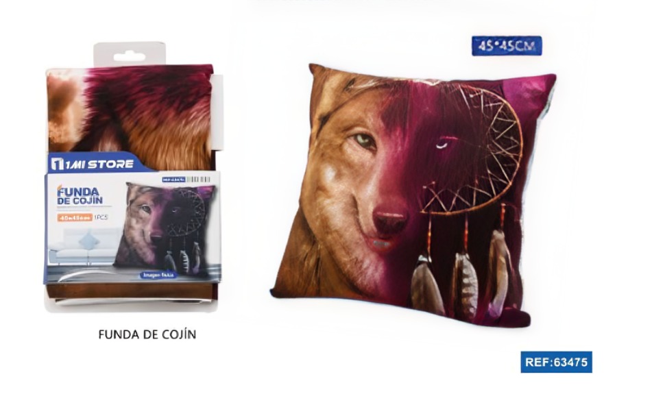 FUNDA DE COJÍN DISEÑOS 45X45 CM - 2