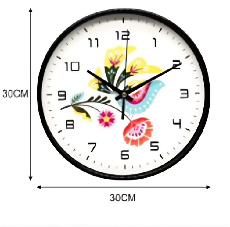 RELOJ DE PARED 30 CM DE DIÁMETRO - 1