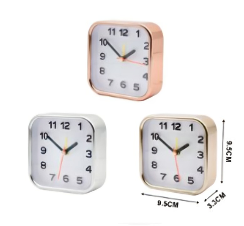 RELOJ DESPERTADOR 9,5X9,5 CM DE DIÁMETRO - 2