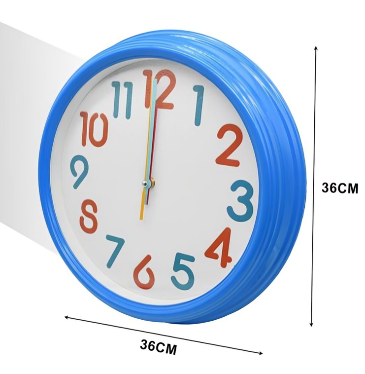 RELOJ DE PARED 36 CM DE DIÁMETRO - 3