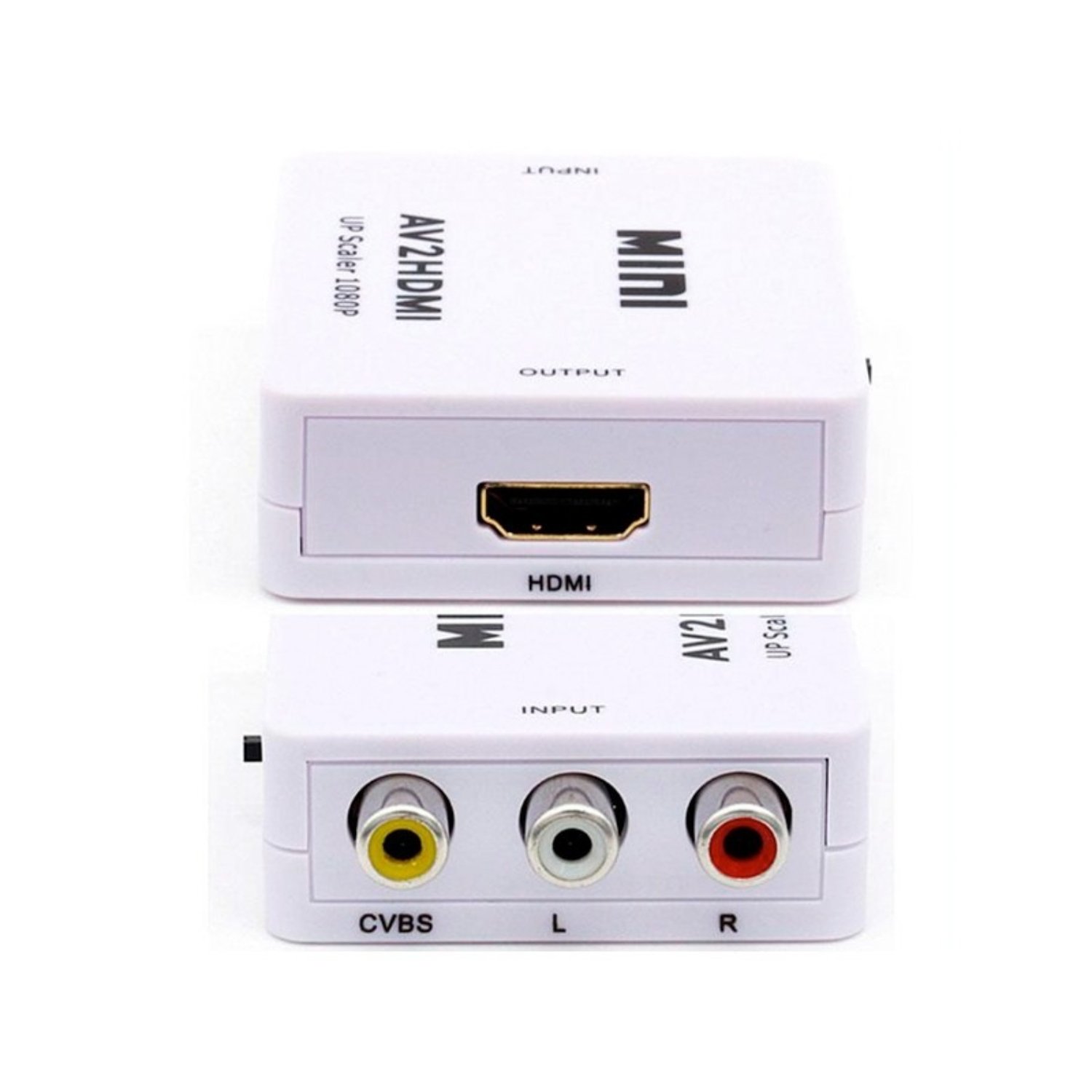 CONVERTIDOR DE AV A HDMI CON AUDIO CONVIERTE AUDIO/VIDEO RCA EN HDMI CAJA - 2