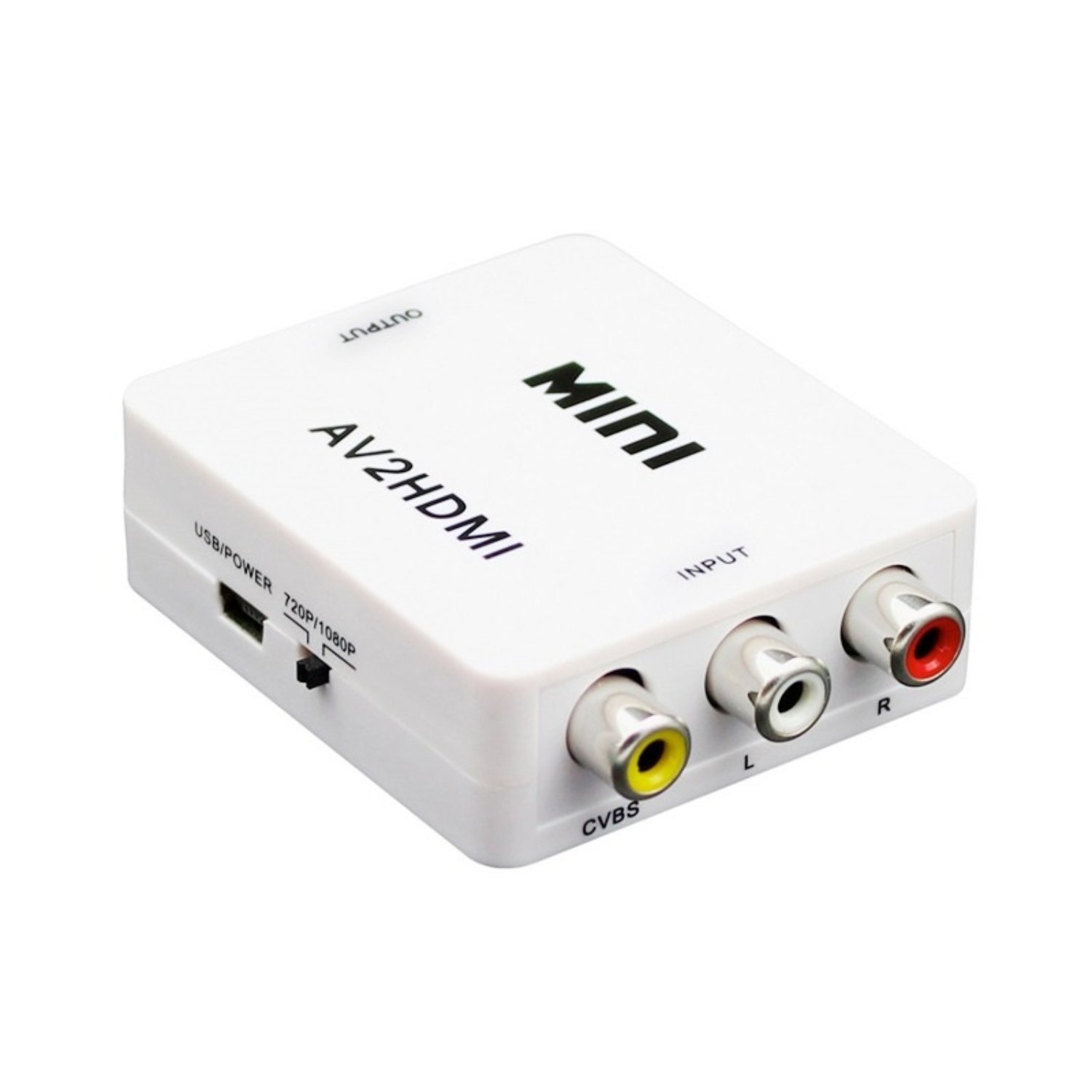 CONVERTIDOR DE AV A HDMI CON AUDIO CONVIERTE AUDIO/VIDEO RCA EN HDMI CAJA - 3
