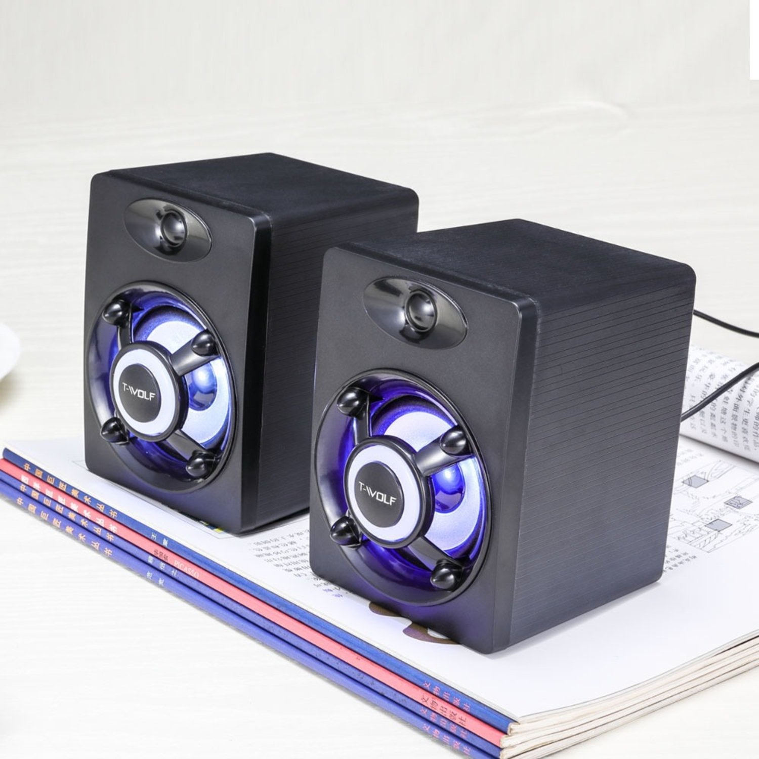 PARLANTE ALTAVOZ PC ORDENADOR CABLE USB ESTÉREO - 1