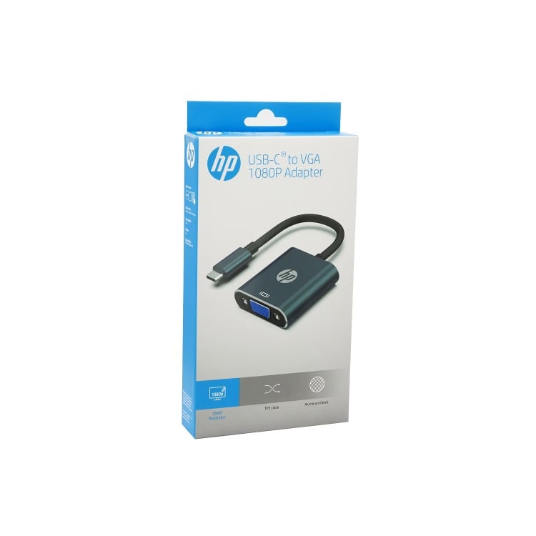 ADAPTADOR HP DHC-CT201 USB-C A VGA 1080P 60HZ - 2