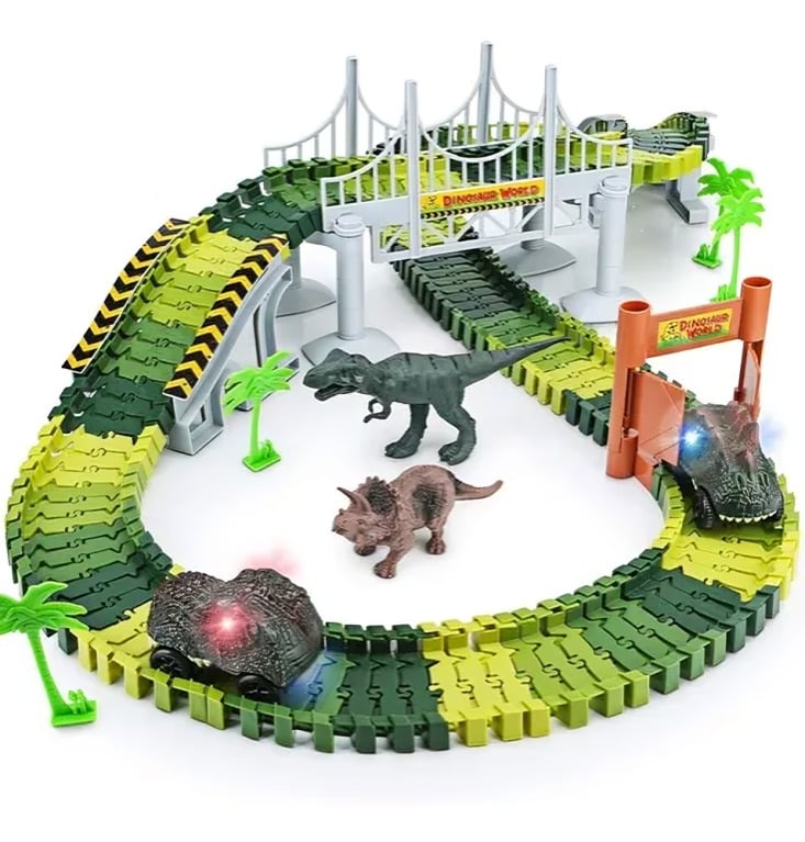 PISTA NUEVA DE DINOSAURIO VERDE - 3