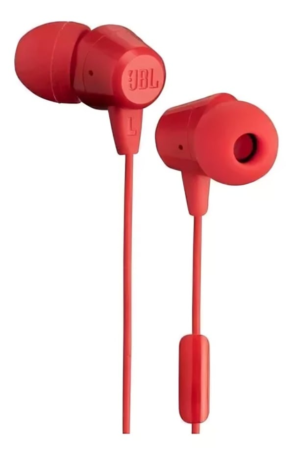 AUDIFONO JBL IN EAR C50HI ROJO - 1