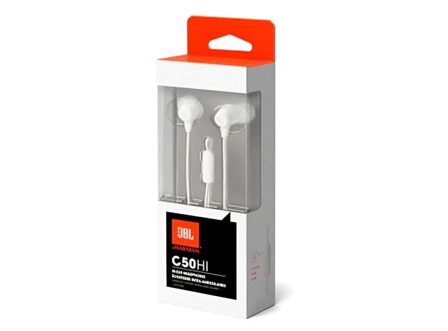 AUDIFONO JBL IN EAR C50HI BLANCO - 2