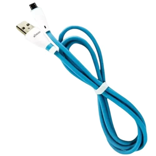 CABLE USB PLANO PARA IPHONE/IPAD 5 /6  BLUE - 2