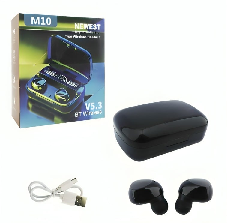 AUDIFONO TRUE WIRELESS BLUETOOTH MOD.M10 - 3