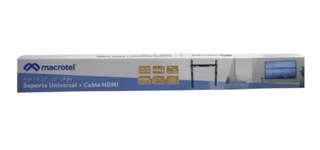 SOPORTE PARA TV MACROTEL FIJO 32 A 55 PULGADAS MV 4344 - 2