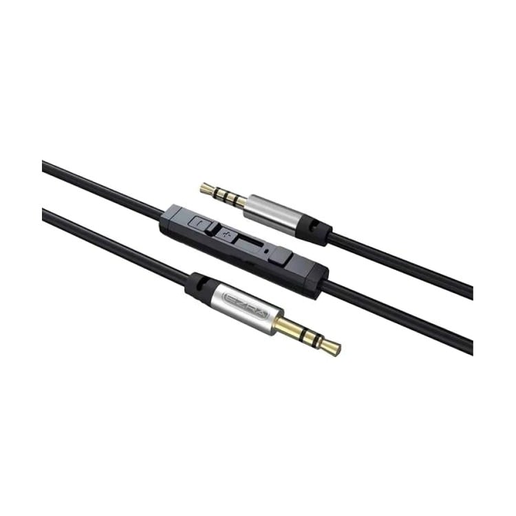 CABLE AUXILIAR 3.5 CON MICRÓFONO Y REGULADOR DE VOLUMEN - 2