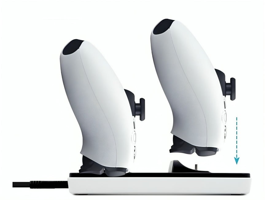 SOPORTE DE CARGA DOBLE PARA PS5 CARGADOR PLAYSTATION - 2