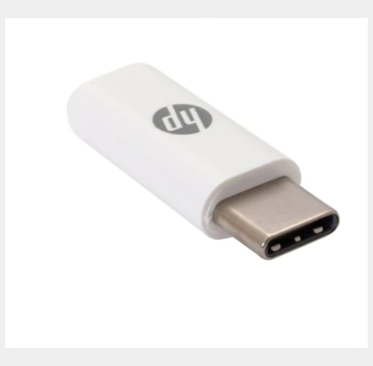 ADAPTADOR USB-C A MICRO USB DONGLE BLANCO - 2