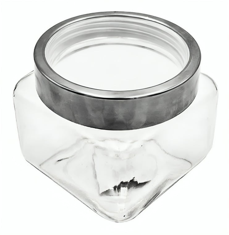 FRASCO CANISTER DE VIDRIO 850 ML 11 X 10,5 CM - 3