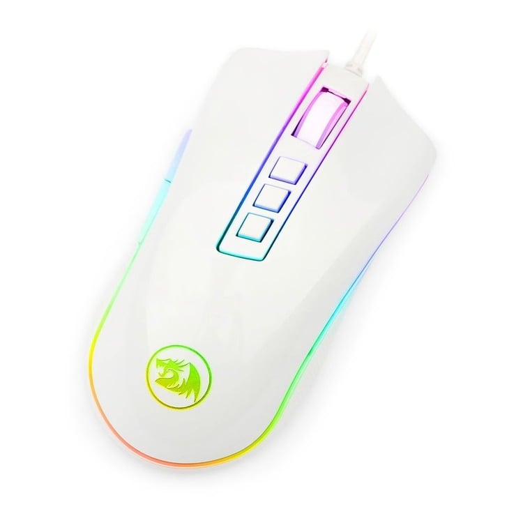 M711W MOUSE ALAMBRICO GAMER RGB COBRA WHITE - 2