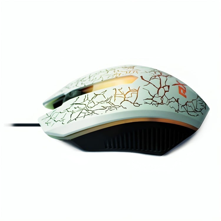 GAMING MOUSE CON SENSOR OPTICO DE LUZ LED, 1000 DPI - WHITE - 2
