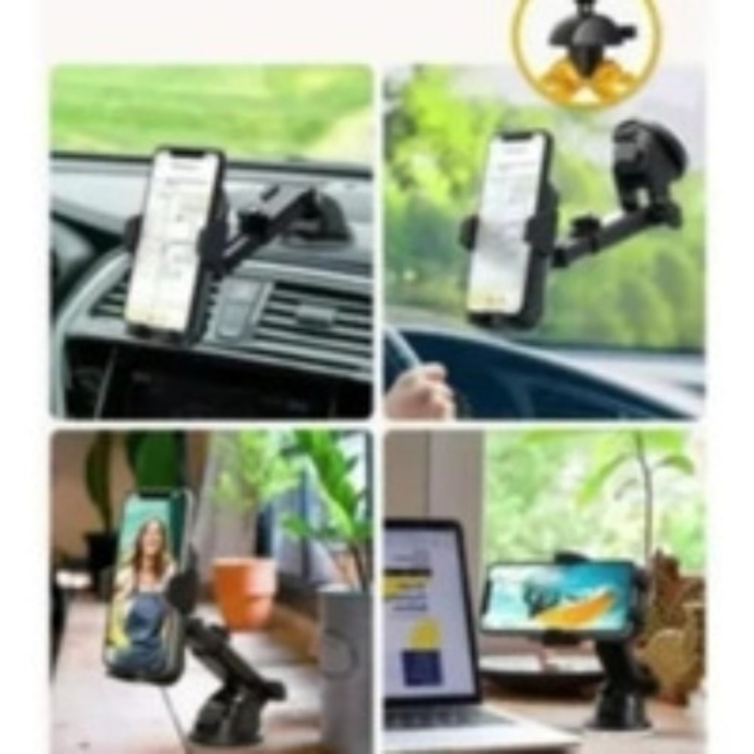 SOPORTE CELULAR CON BRAZO PORTA CELULAR PLEGABLE - 1