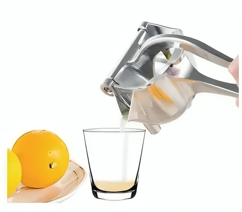 EXPRIMIDOR SACA JUGO MANUAL METÁLICO FRUTAS NARANJA - 1