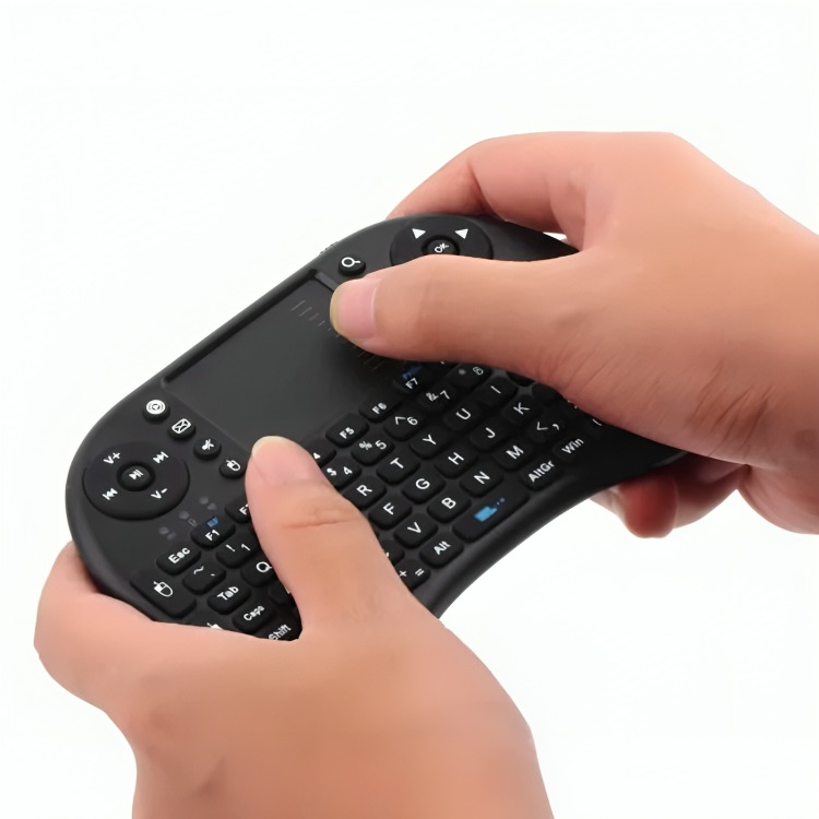 MINI TECLADO AIR MOUSE PARA SMART LUZ BLANCA - 1