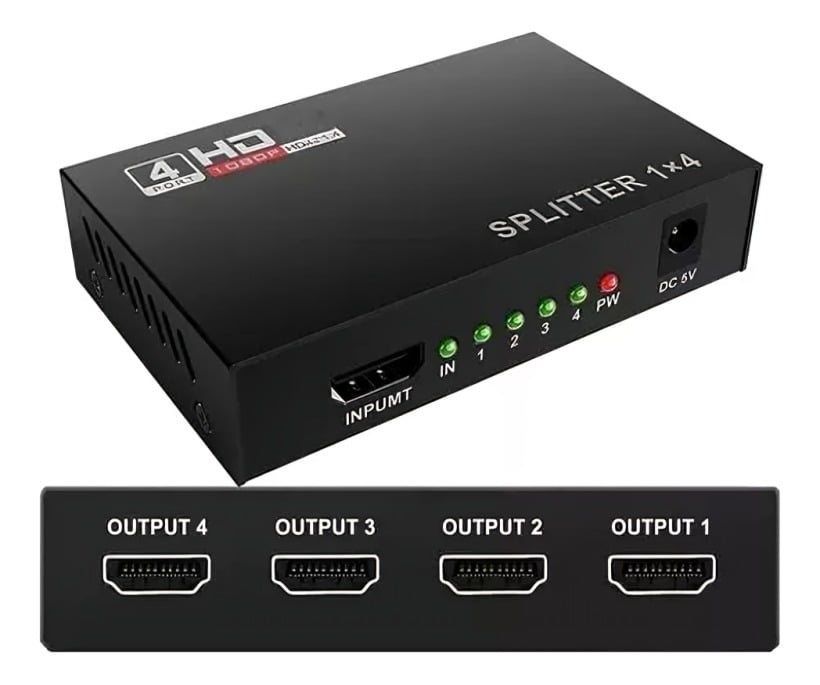 HDTV SPLITTER SLIM 1X4 - 1