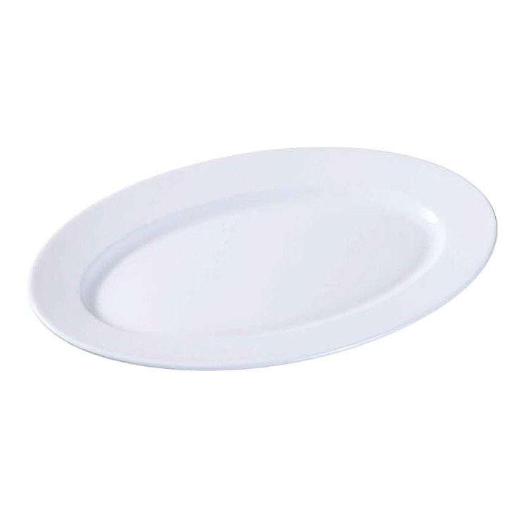 FUENTE OVALADA 35,5 CM PORCELANA BLANCA - 3