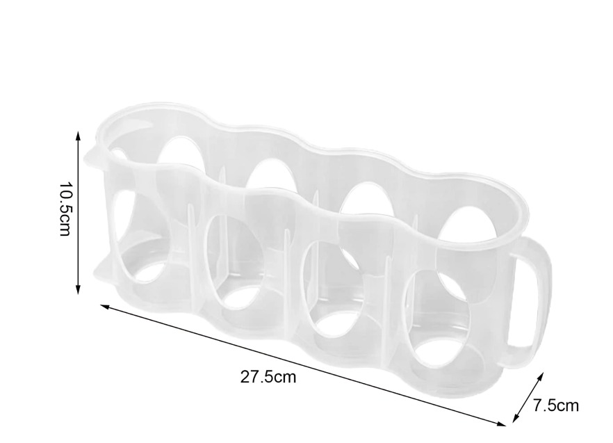 SOPORTE ORGANIZADOR DE 4 LATAS BOTELLAS PARA NEVERA - 1