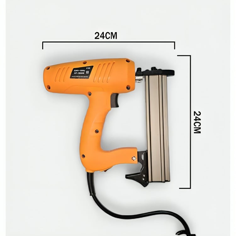 PISTOLA CLAVADORA GRAPADORA ELÉCTRICA +CLAVOS 1800W 220V F30 - 3
