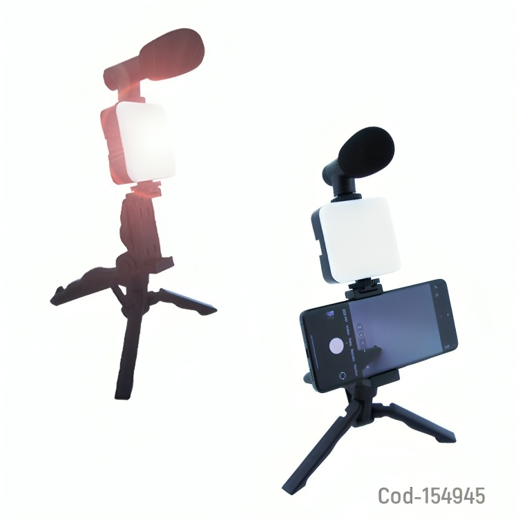ESTABILIZADOR PARA SMARTPHONE CON TRIPODE,MICROFONO,CONTROL BT - 2