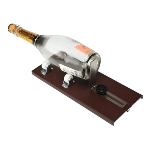 CORTADOR BOTELLA VIDRIO BASE METALICA KIT CON ACCESORIOS - 3