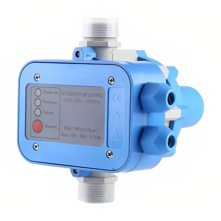 CONTROLADOR ELECTRÓNICO AUTOMÁTICO PRESIÓN PARA BOMBA AGUA - 1