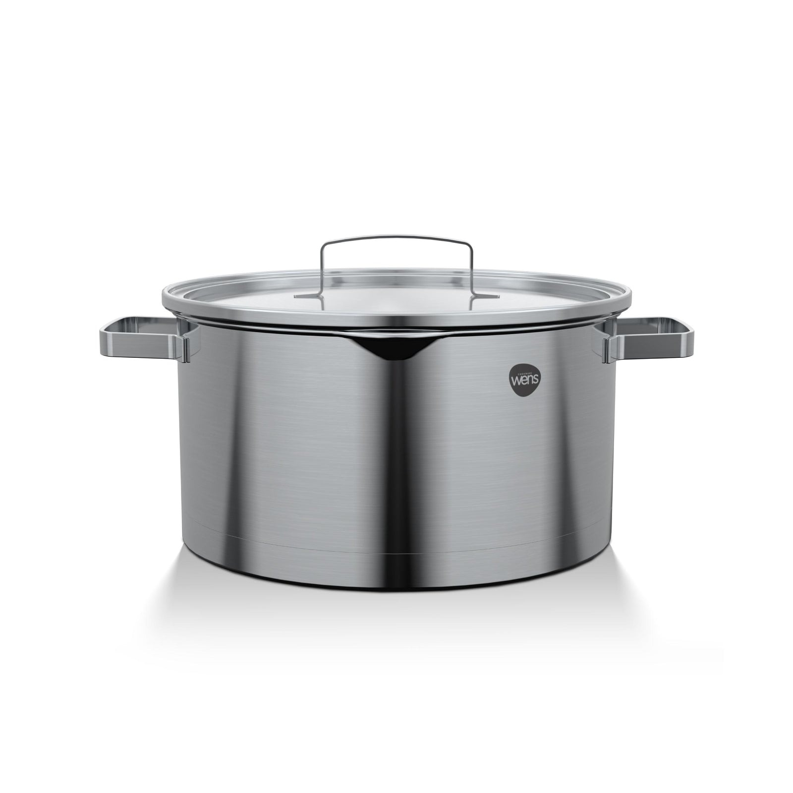 CACEROLA ACERO INOXIDABLE CON TAPA 5,6 LITROS 24CM WENS - 4