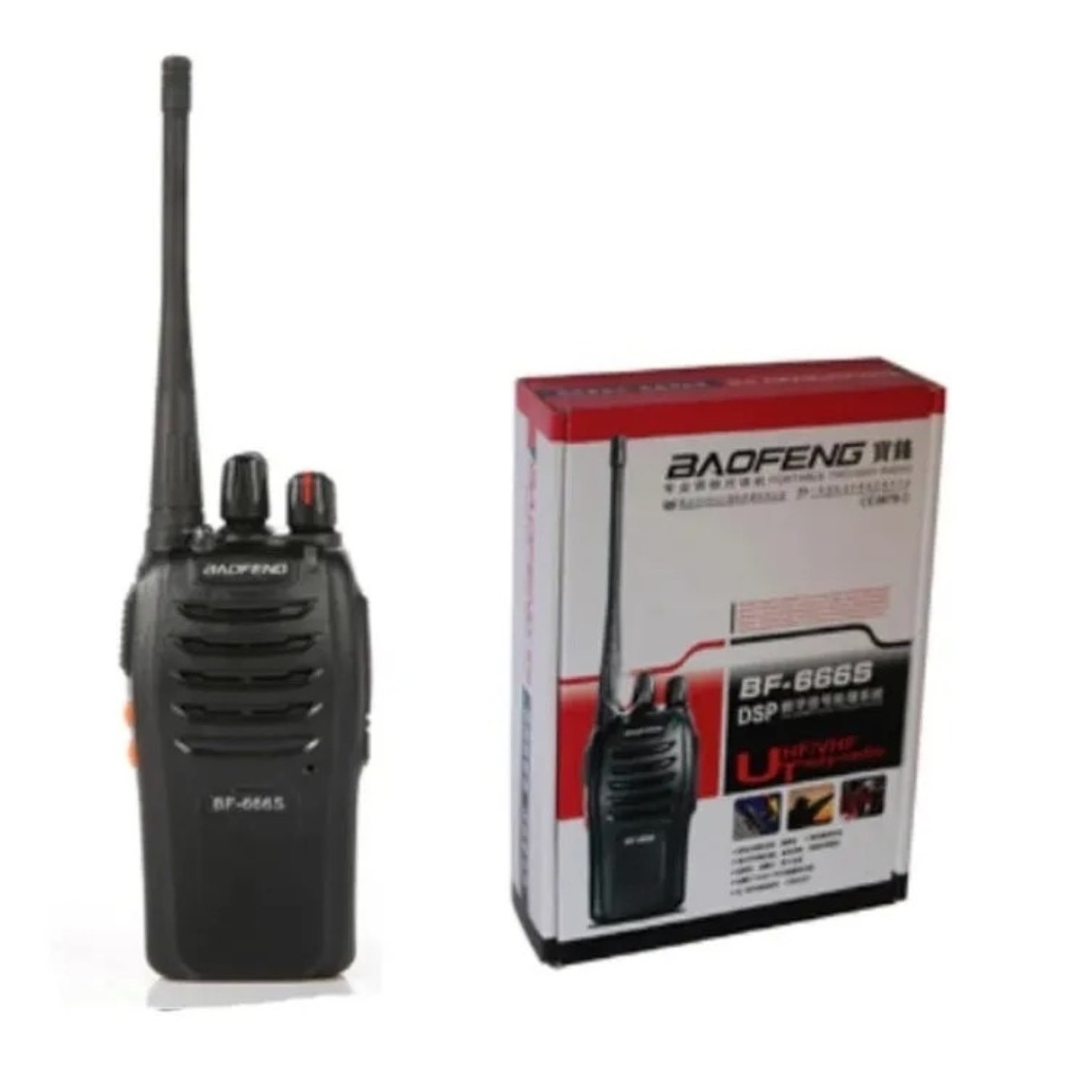 RADIO TRANSMISOR 2 VIAS BAOFENG BF-666S - 3