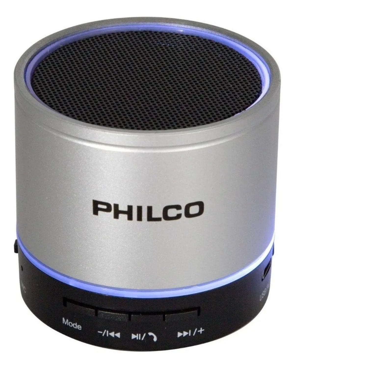 PARLANTE PORTATIL BLUETOOTH-USB P295 PLATA - 2