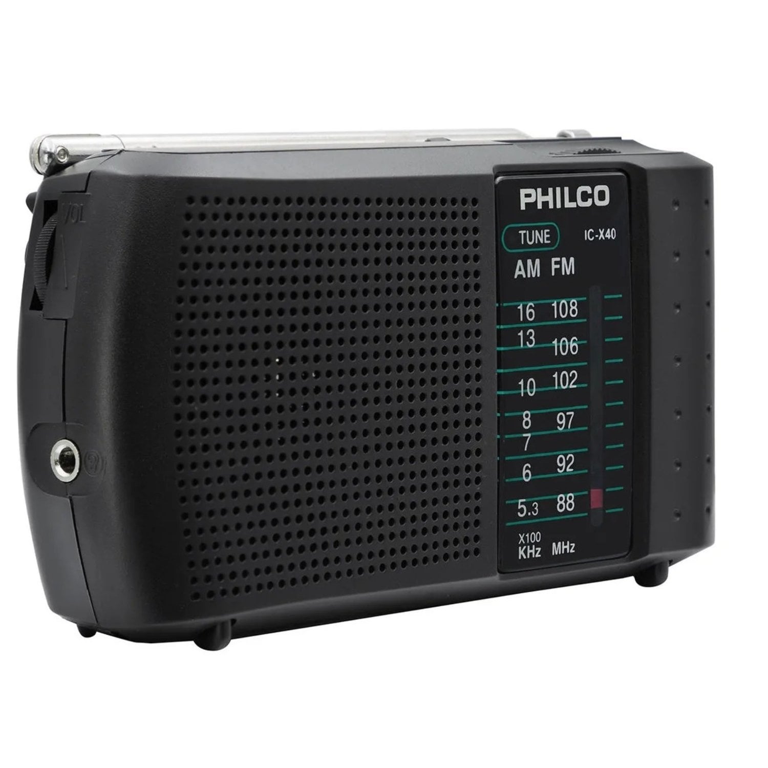 RADIO PORTATIL PHILCO ICX-40 C/AUDIFONO - 3