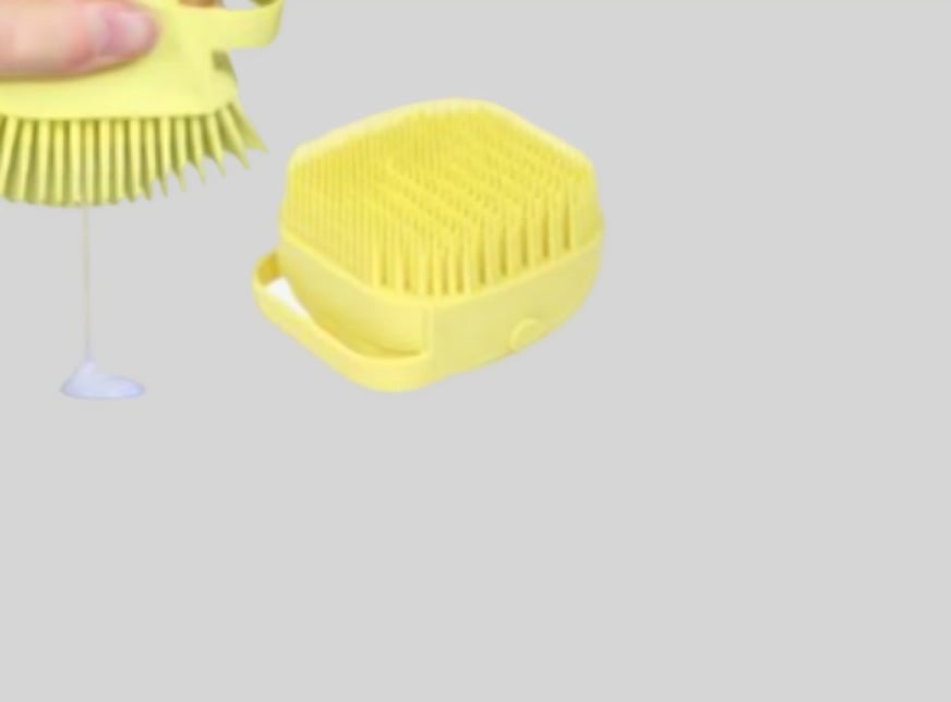 ESPONJA DE BAÑO SILICONA-AMARILLO - 3