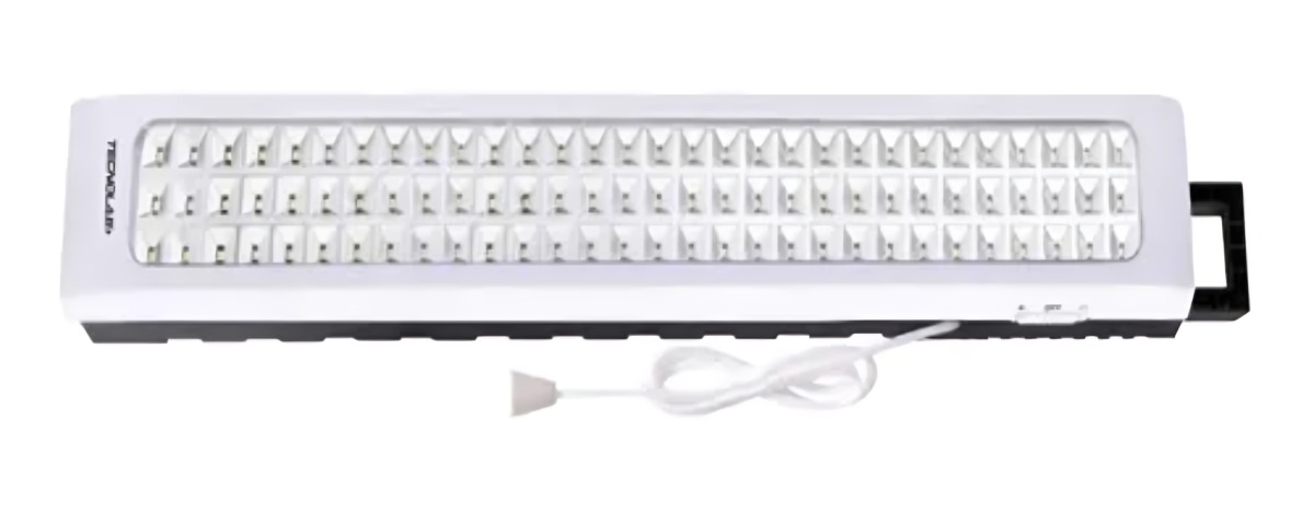 LAMPARA DE EMERGENCIA CON 90 LED RECARGABLE TECNOLAB - 2