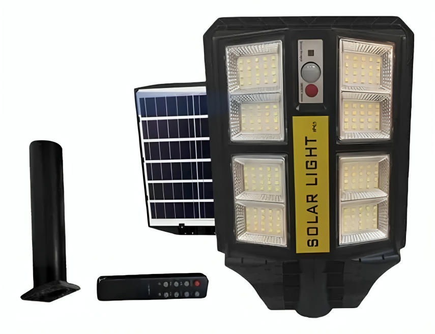 LAMPARA POSTE CON PANEL SOLAR 200W - 2
