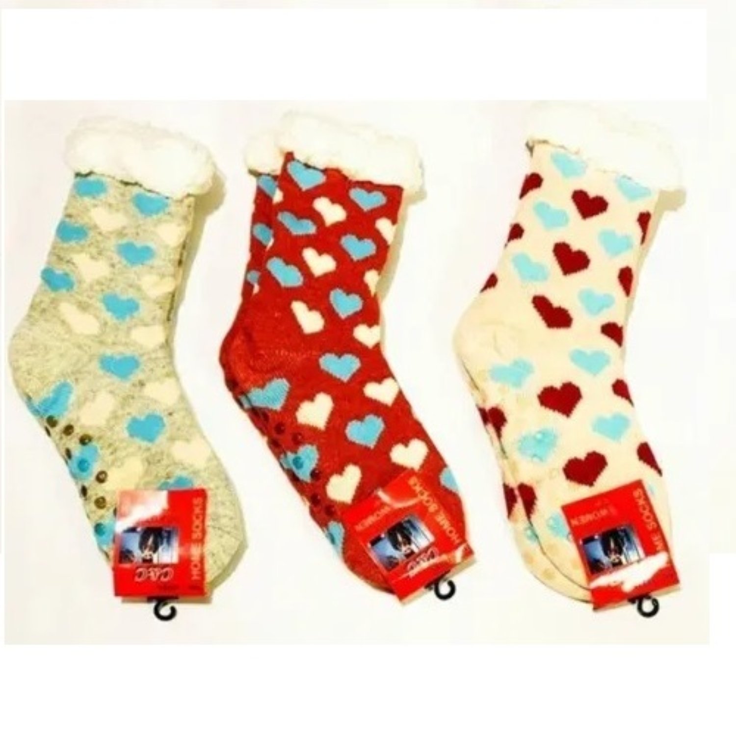 SET X3 CALCETINES CHIPORRO CORAZON - COLORES VARIADOS - 2