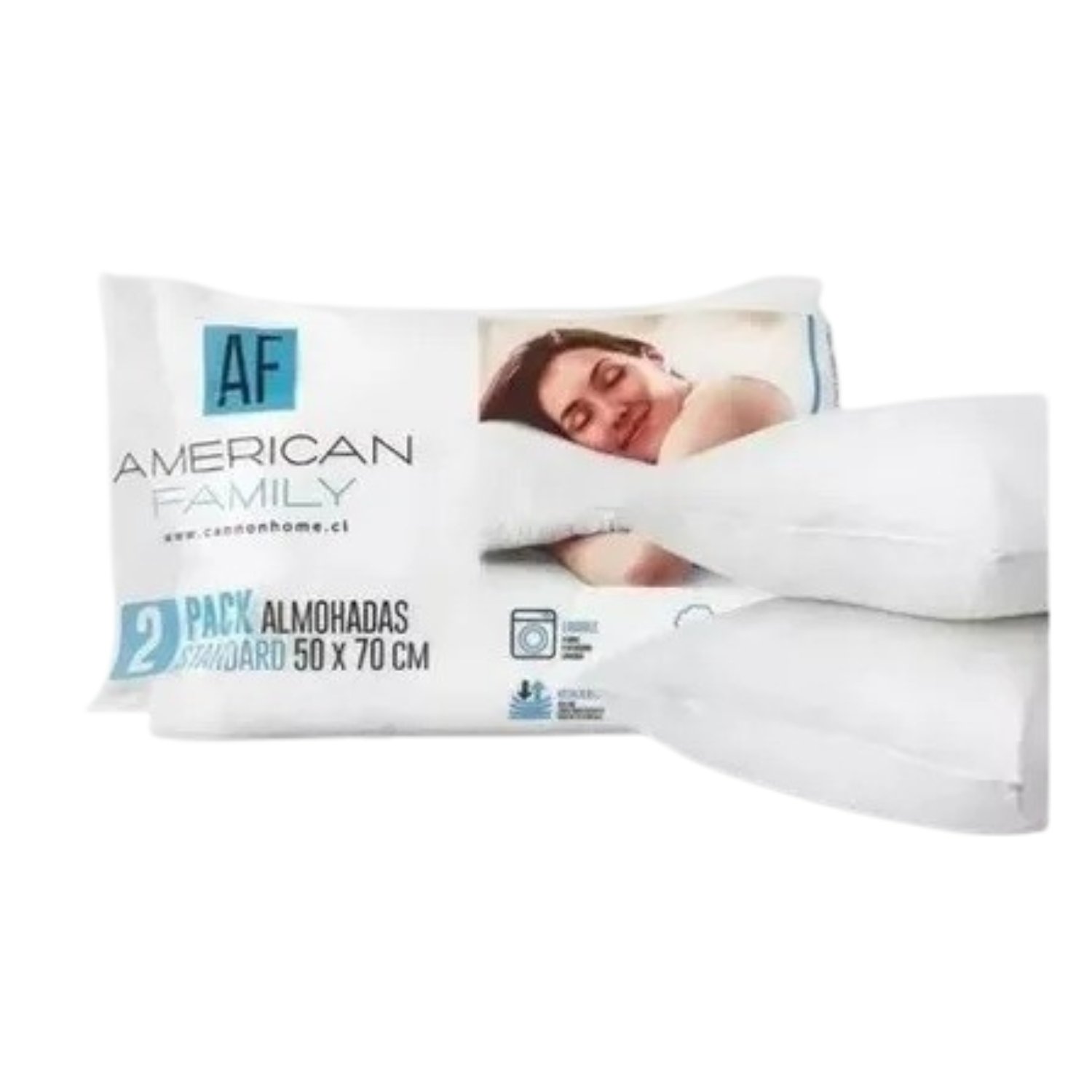 SET ALMOHADAS MICROFIBRA 50X70CM - 1