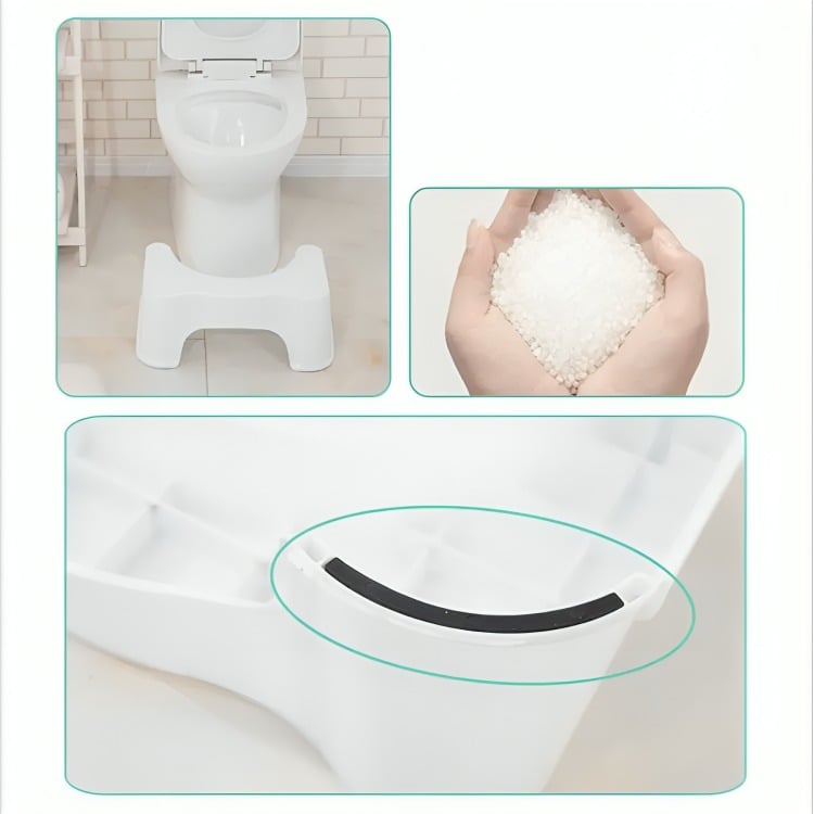 PISO TABURETE DE PIE PARA INODORO ANTIDESLIZANTE BAÑO - 2