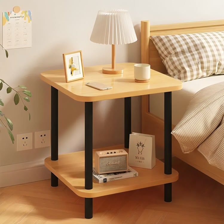 MESA DE CENTRO MINIMALISTA MADERA SALA DE ESTAR AUXILIA MESA - 4