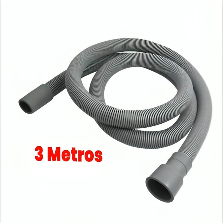 MANGUERA PARA LAVADORA DE DESAGUE DESCARGA 3 MTS UNIVERSAL - 2