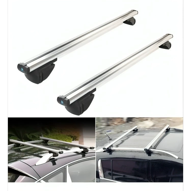 BARRAS PORTAEQUIPAJE TRANSVERSAL PARRILLA AUTO UNIVERSAL - 1