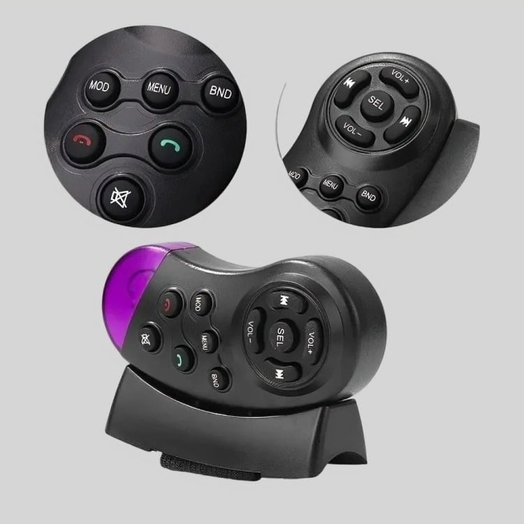 CONTROL MANDO VOLANTE RADIO INALAMBRICO MULTIMEDIA UNIVERSAL - 2