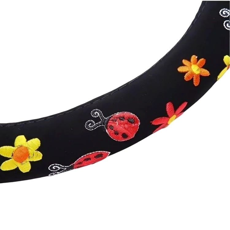 CUBIERTA FUNDA CUBRE VOLANTE DISEÑOS PARA MUJER 3D - 1