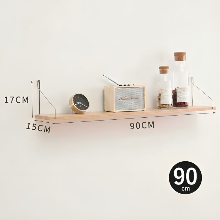 ESTANTES FLOTANTES DE PARED PARA DORMITORIO COCINA BAÑO 4PCS - 4